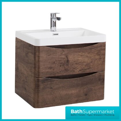 Cassellie Bali Chestnut 600MM Wall Mounted Unit