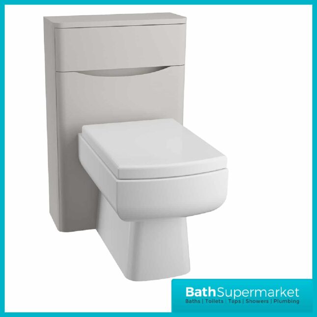 Cassellie Bali Matt Grey Back To Wall 500mm x 202 WC Unit