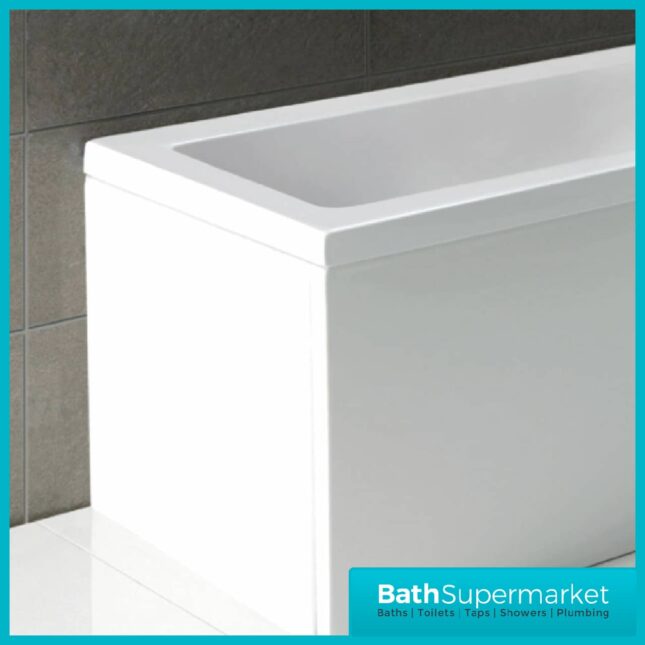 End Panel for P & L Shaped Shower Bath - 700mm- Acrylic