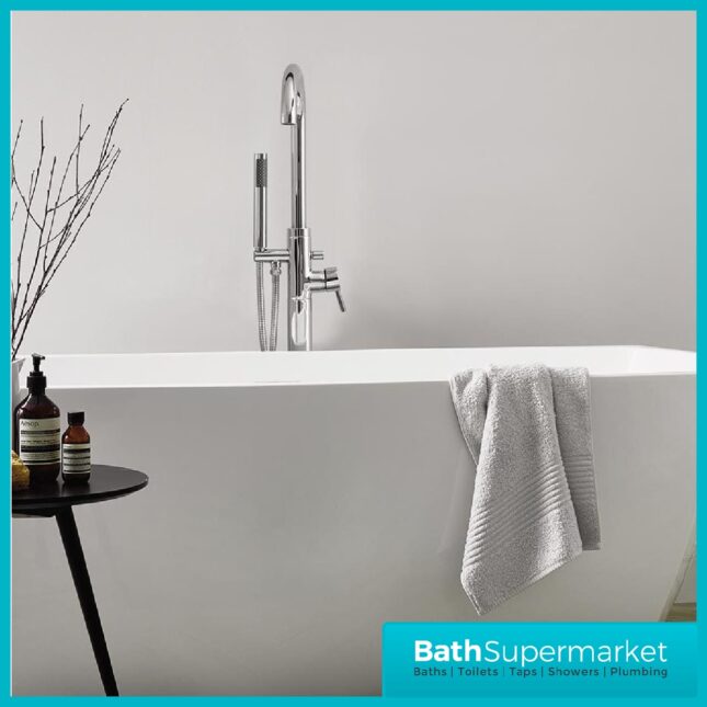 Freestanding Harrow Polished Chrome Bath Shower Mixer Tap