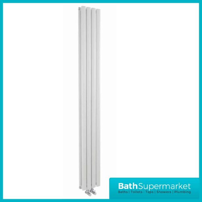 Hudson Reed Revive Double Designer Radiator 237mm x 1800mm - Gloss White