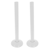 Talon Snappit Radiator Pipe Covers & Collars 200mm White Pair - Image 3