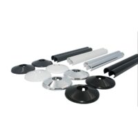 Talon Snappit Radiator Pipe Covers & Collars 200mm White Pair - Image 5