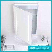 Kartell K-Vit Spectrum LED Illuminated Bathroom Mirror Cabinet 500 Width x 700 Height