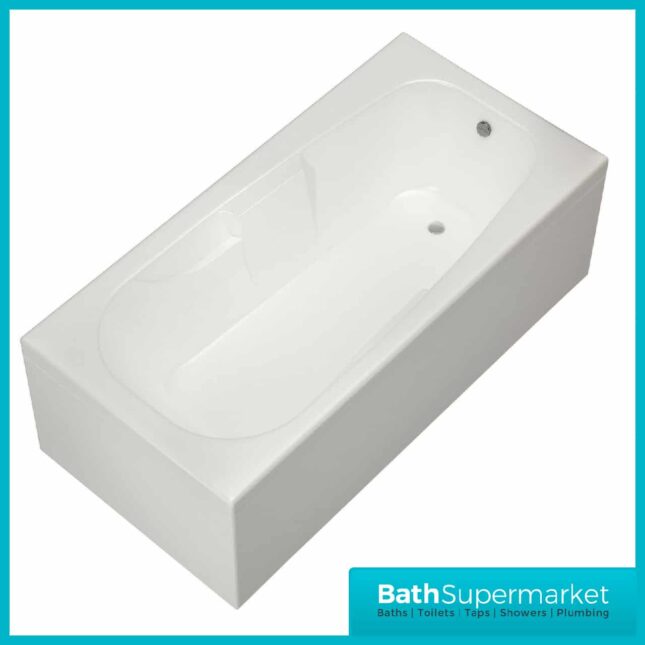 Rodas 1650mm x 700mm Round Single Ended Bath - NTH