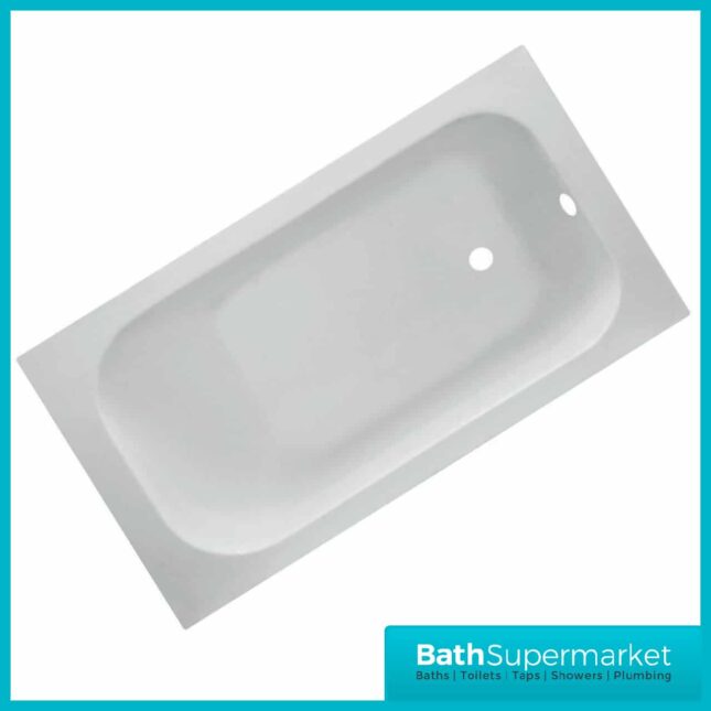 Sardunya Square Single Ended Bath 1400mm x 700mm NTH