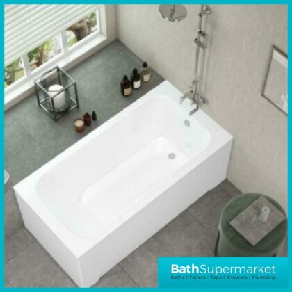 Sardunya Square Single Ended Bath 1400mm x 700mm NTH