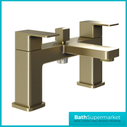 Elsi Lanza Brushed Brass Bath Shower Mixer Tap Code 9138BRS