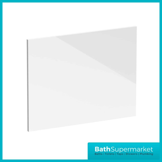 White Gloss MDF 700mm End Bath Panel - NMP131
