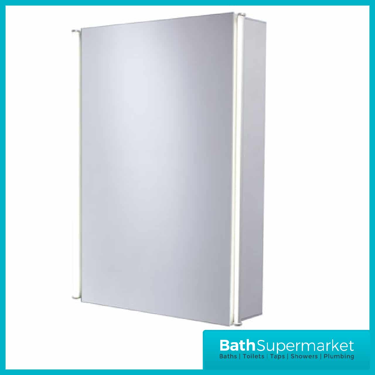 Tavistock Elements Stride Single Door Illuminated Mirror Cabinet 490mm x 650mm