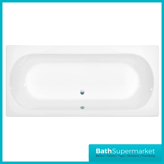 Titan Melbourne Round 1700mm x 750mm Double Ended Bath-NTH - Image 3