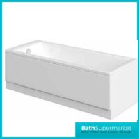 Reinforced Bathroom 1700mm x 525mm White Gloss Acrylic Front Side Bath Panel