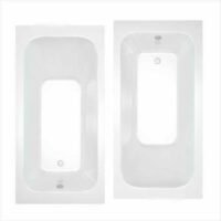 Sardunya 1400mm x 700mm Round Single Ended Bath-NTH - Image 4