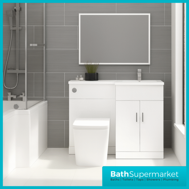 make the unit look properly upright and squared, rather than leaning