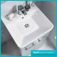 Mossini Floor Standing Bathroom Vanity Unit 600mm Pebble Grey