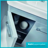 Mossini Floor Standing Bathroom Vanity Unit 500mm Pebble Grey