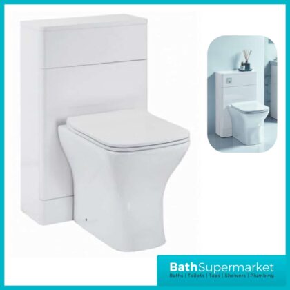 Mossini Gloss White Back To Wall WC Unit 500mm