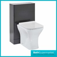 Mossini Back To Wall WC Unit 500mm x 220mm Wolf Grey