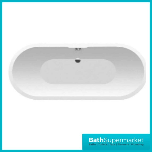 San Marlo Modern Luxury White Freestanding Double Ended Bath 1555mm