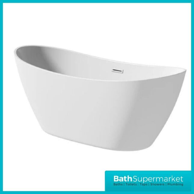Aruba Bath 1700 x 800 White Double Ended Freestanding Bath