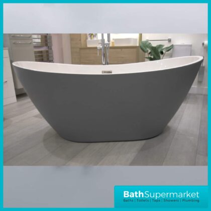 Belmont Modern Grey Freestanding 1700x780x670mm Bath