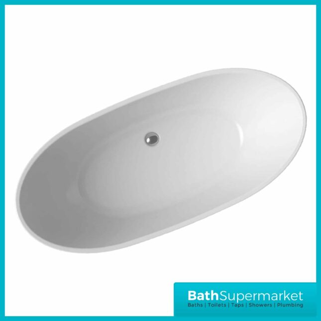 Belmont Modern White Freestanding 1700x780x670mm Bath