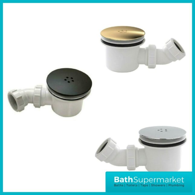 April White Stone Resin Square Shower Tray & Waste 760mm x 760mm