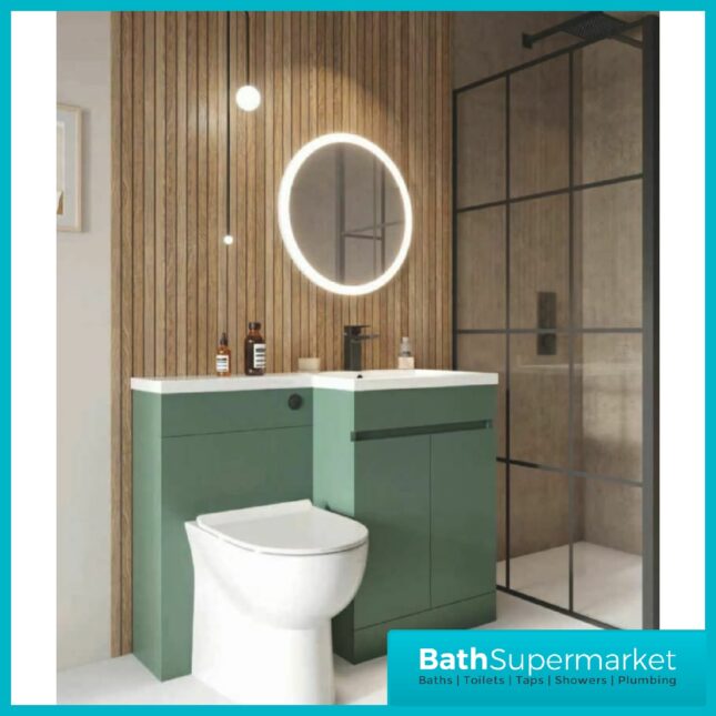 Empire Green Combination L Shape Furniture Pack 1100mm x 860mm LH & RH - Image 6