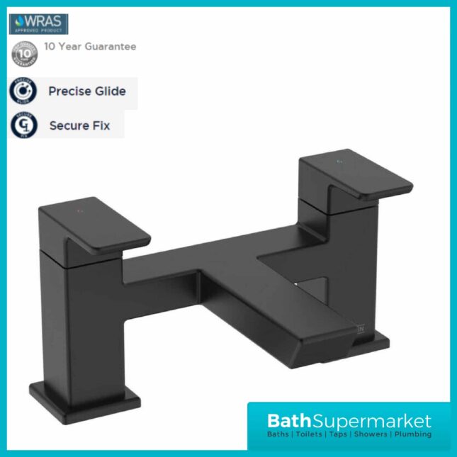 Bristan Cobalt Black Bath Filler Tap