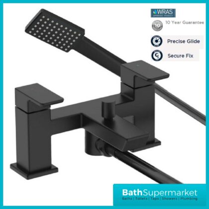 Bristan Cobalt Black Bath Filler Tap