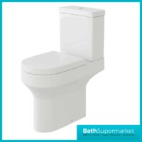 Florence Close Coupled Comfort Height D Shape Toilet & Soft Close Seat