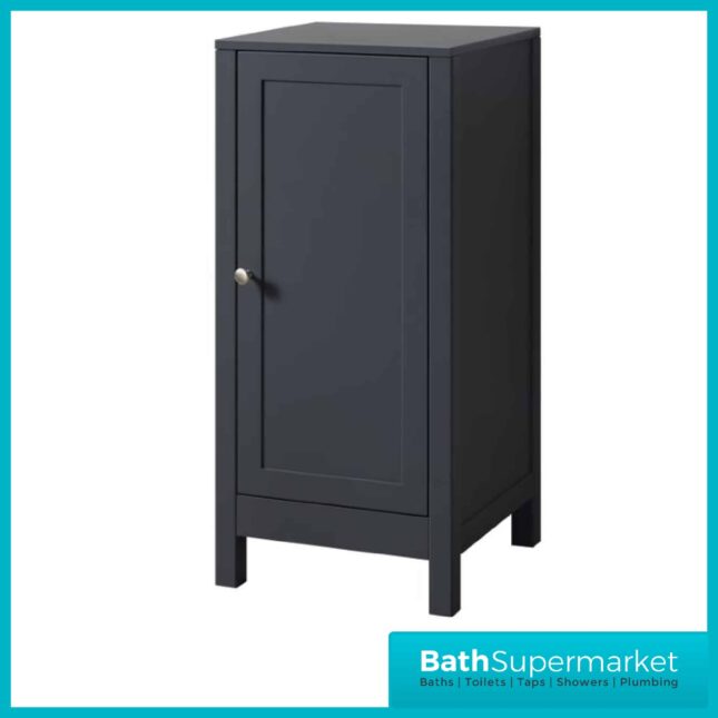 Turin Shadow Grey Floorstanding Side Cabinet Storage Unit 400mm
