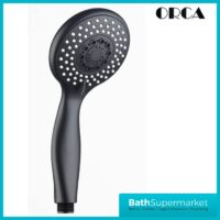 Orca Black 3 Mode Replacement Shower Handset