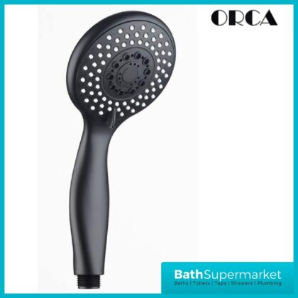 Orca Black 3 Mode Replacement Shower Handset