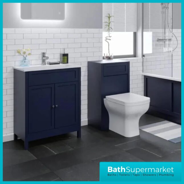 Turin Sapphire Back To Wall Floorstanding WC Unit 500mm