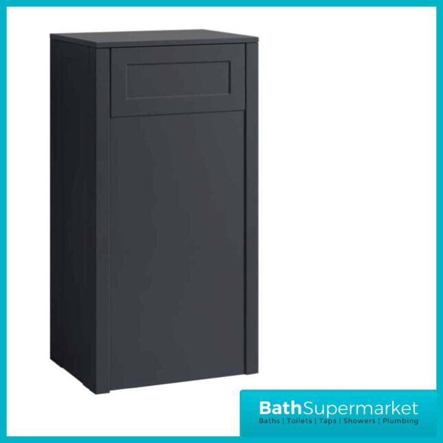 Turin Shadow Grey Back To Wall Floorstanding WC Unit 500mm - Image 2