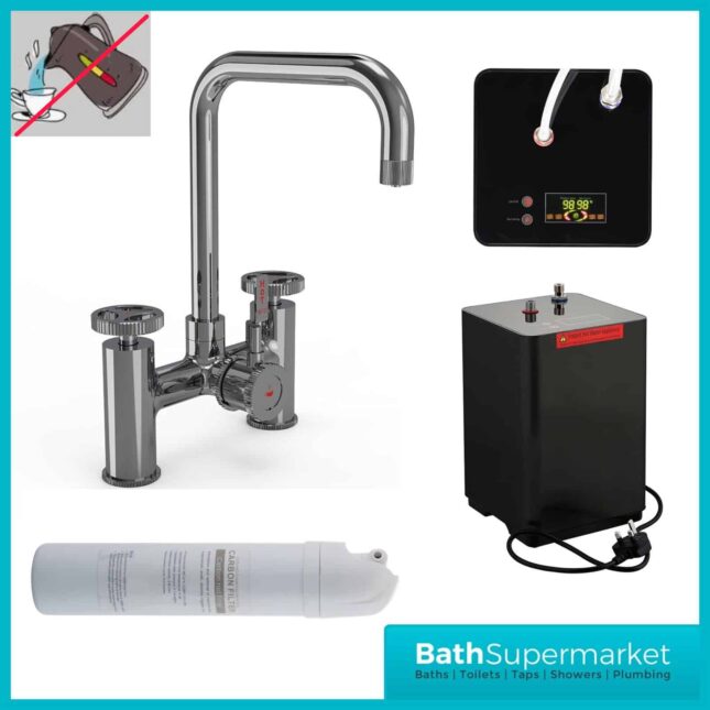 Instant 3-In-1 Boiling Hot Water Kitchen Tap Carbon Replacement Filter