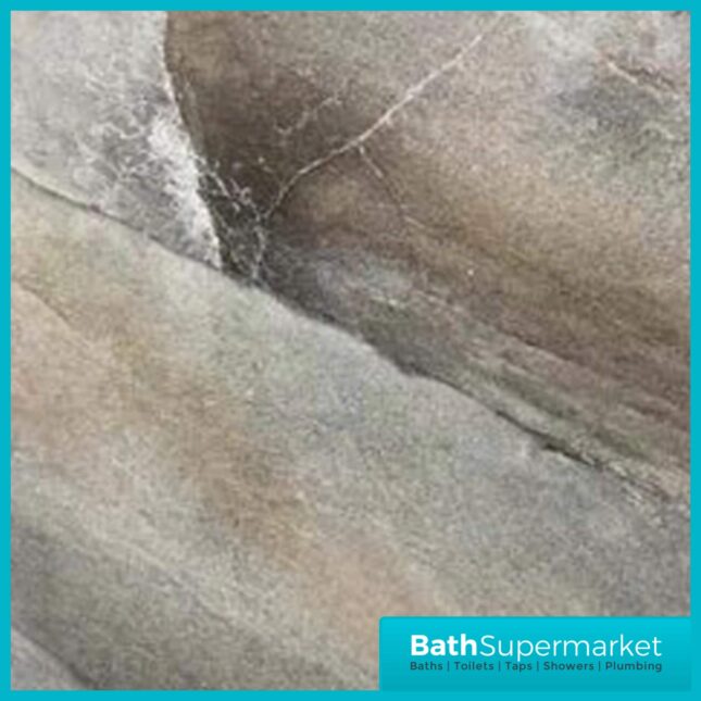 Grey Onyx PVC 10mm Wall Panel 2400mm High x 1000mm