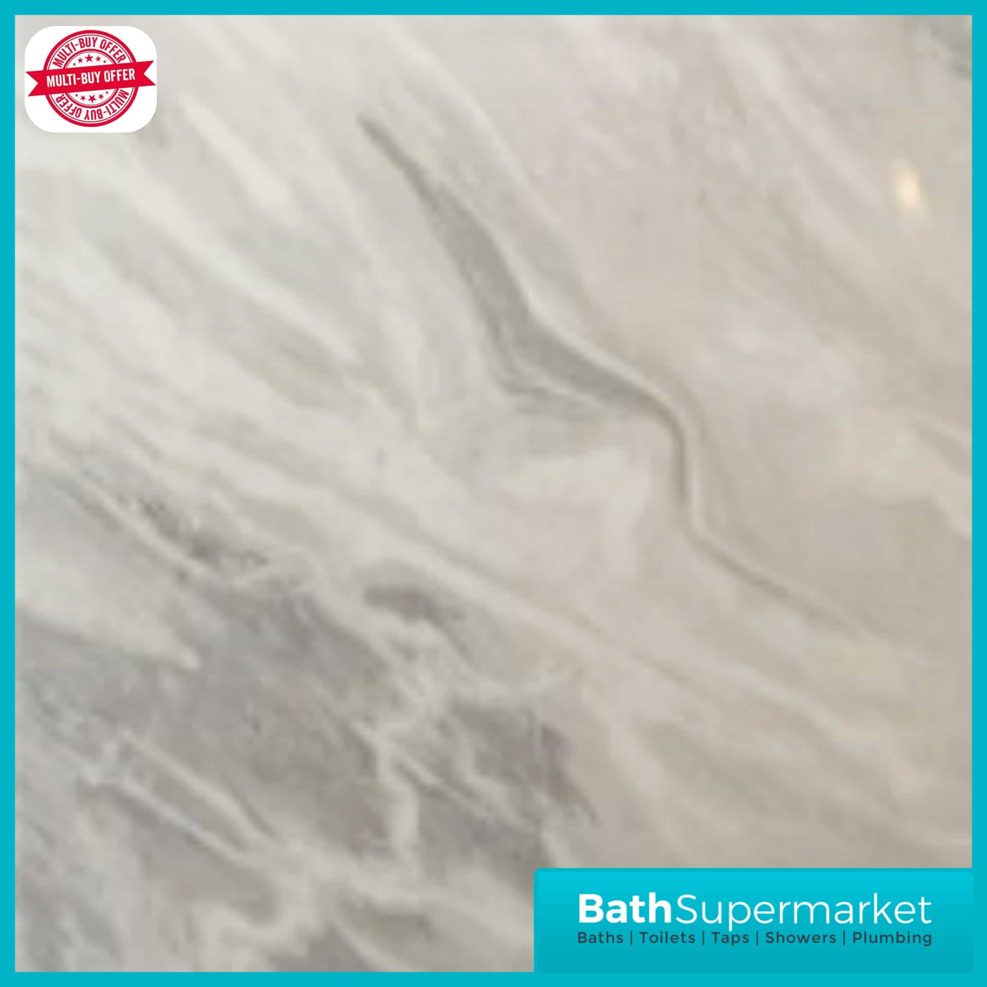 Ocean Marble PVC 10mm Wall Panel 2400mm High x 1000mm