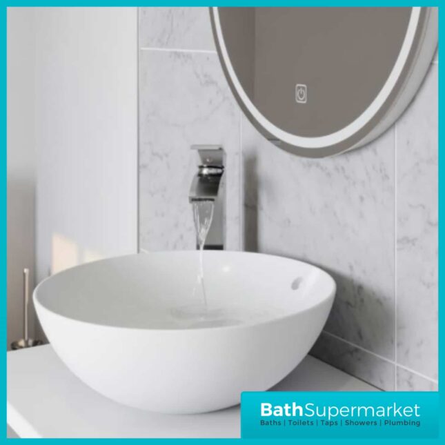 Purity Grey Ash Wall Mounted Drawer Unit With Ceramic Worktop & Basin 600mm