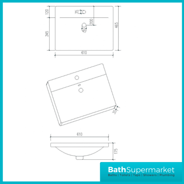 Kartell Purity 600mm Wall Mounted 2-Drawer Unit & Ceramic Basin – Silver Oak - Image 5