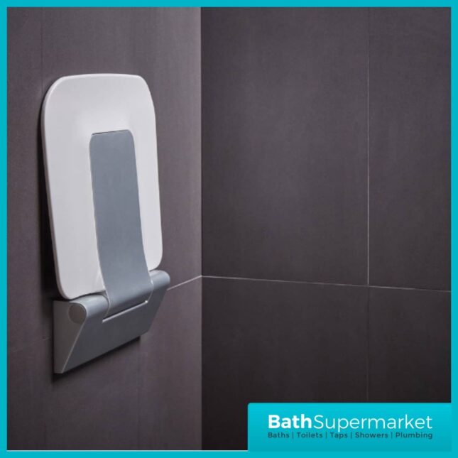 Luxury Compact Thermoset Soft Close Shower Seat - Image 3
