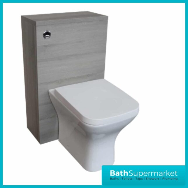 Purity Grey Ash Back To Wall WC Unit 505mm