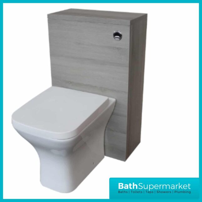 Purity Grey Ash Back To Wall WC Unit 505mm