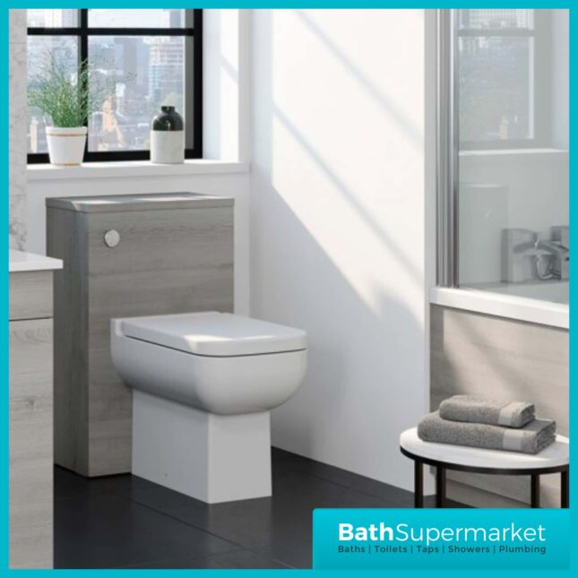 Purity Grey Ash Back To Wall WC Unit 505mm