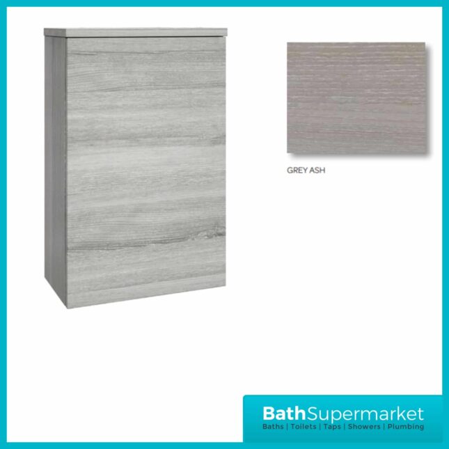 Purity Grey Ash Floorstanding Vanity Unit & Ceramic Basin 800mm