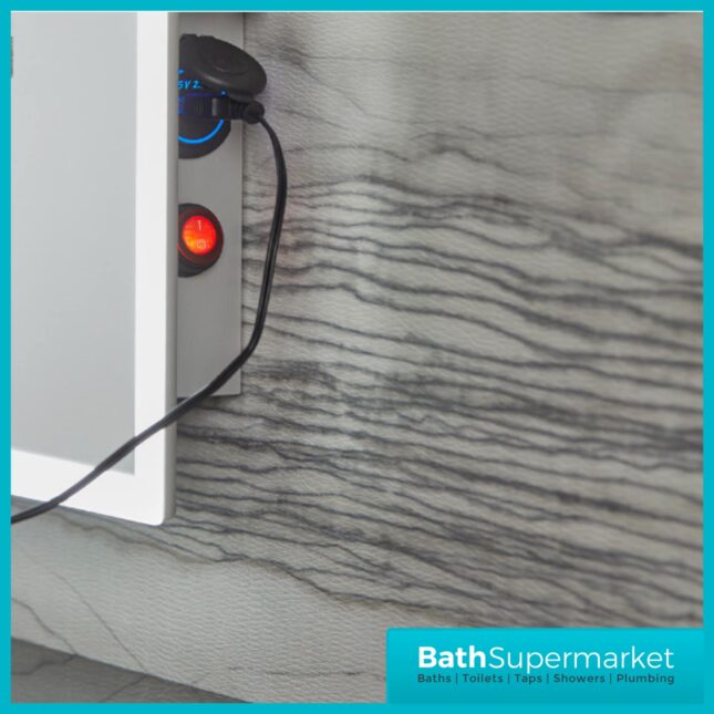 Cadence Illuminated Mirror With USB Charging Socket 500mm x 700mm