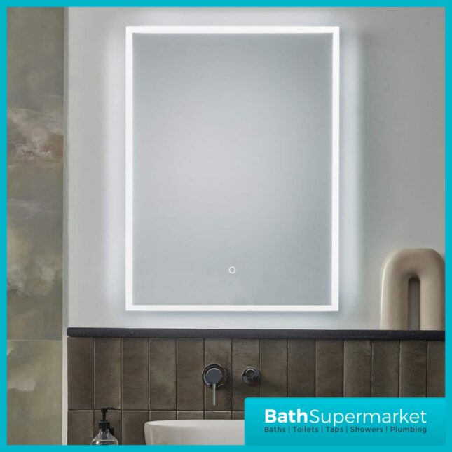 Cadence Illuminated Mirror With USB Charging Socket 500mm x 700mm