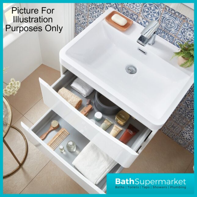 Sognare Cella Matt Grey Floor Standing Vanity Unit & Basin 500mm Wide