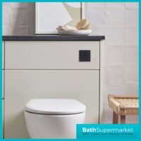 Tavistock Square Black Dual Flush Button TR9028